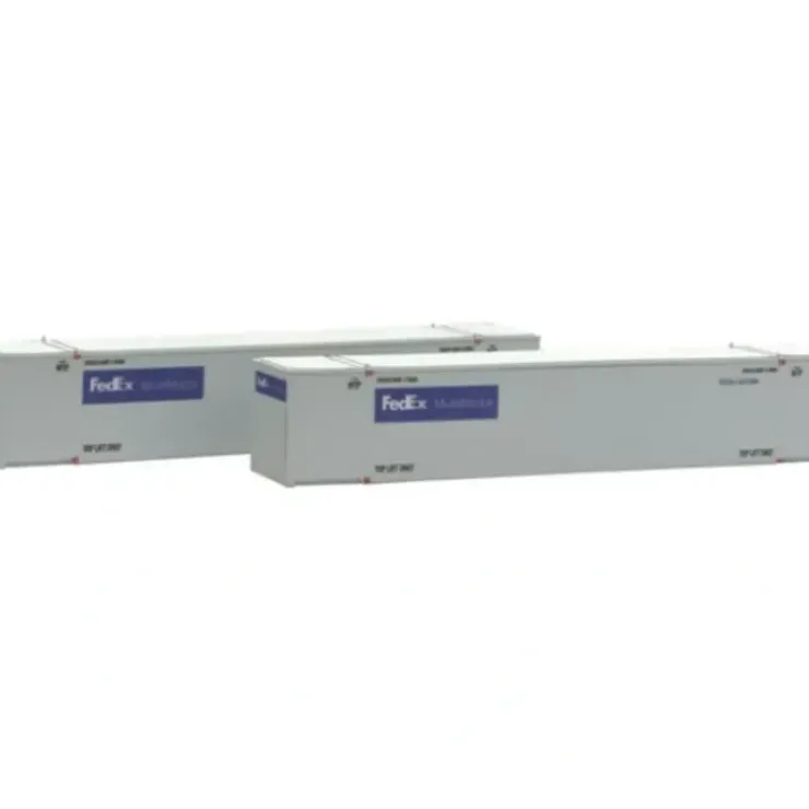 Con-Cor 453036 N FedEx Monon 53' Rivet-Side Container #2 (Pack of 2) - Your Source for Gaming Essentials