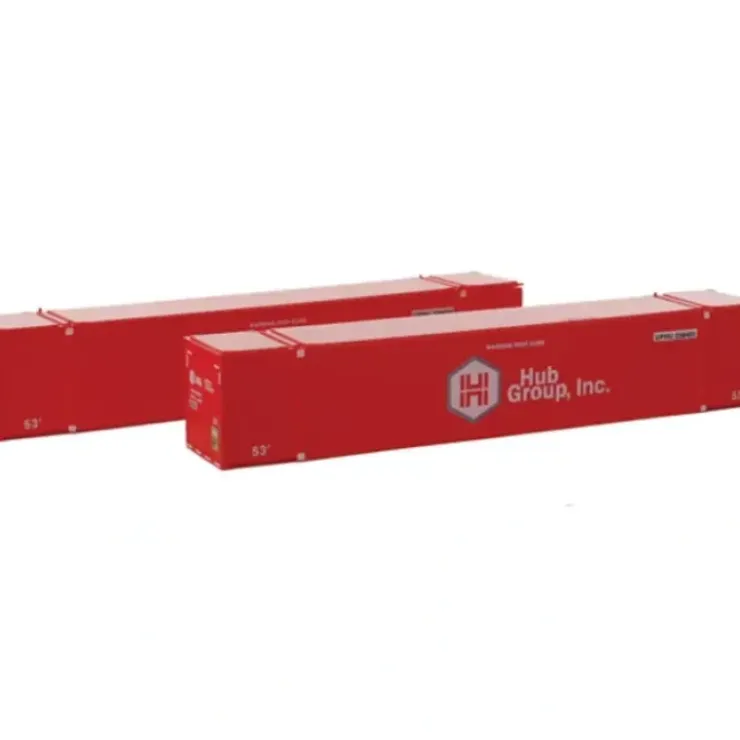 Con-Cor 453040 N Hub Group Monon 53' Rivet-Side Container #2 (Pack of 2) - Your Source for Gaming Essentials