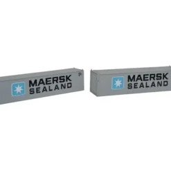 Con-Cor 443017 N Maersk Sealand 40' Hi-Cube Container #1 (Pack of 2) - Your Source for Gaming Essentials