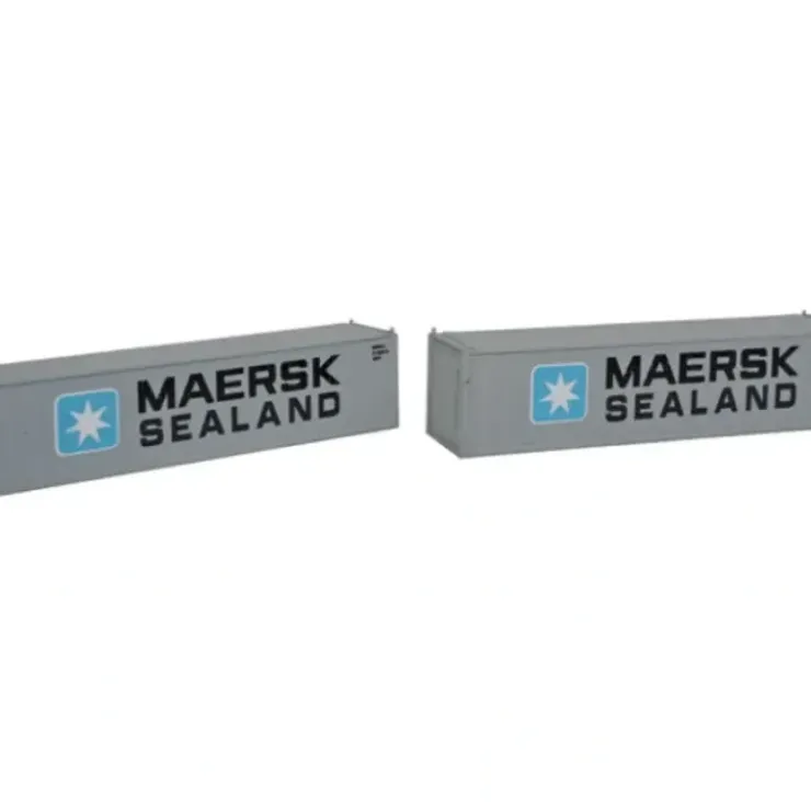 Con-Cor 443017 N Maersk Sealand 40' Hi-Cube Container #1 (Pack of 2) - Your Source for Gaming Essentials
