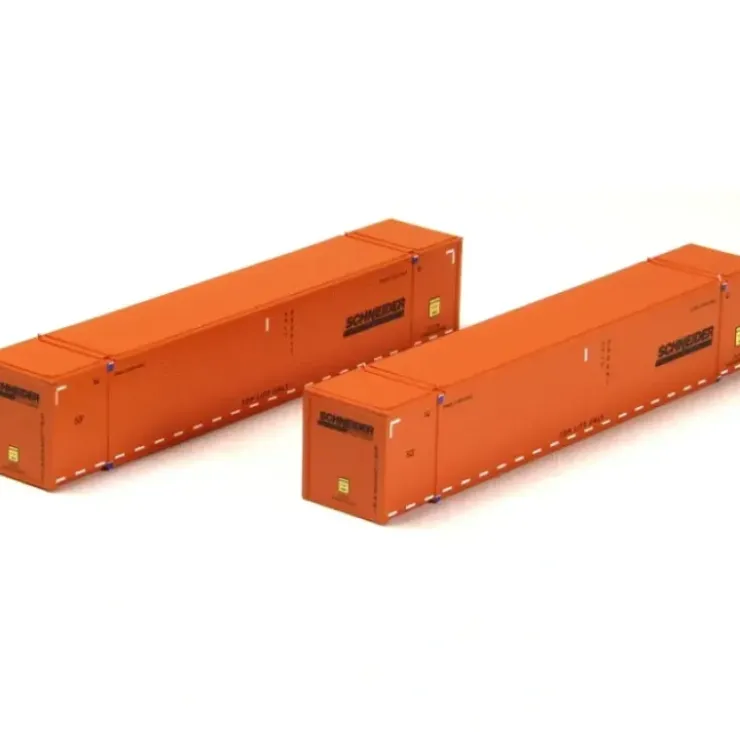 Con-Cor 453025 N Orange Schneider National 53' Rivet-Side Container - Your Source for Gaming Essentials