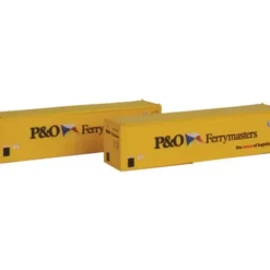 Con-Cor 443013 P&O Ferrymasters 40' Hi-Cube Container #1 (Pack of 2) - Your Source for Gaming Essentials