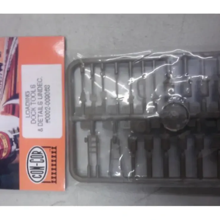 Con-Cor 0002-009068 Undecorated HO Loading Dock Tools & Details - Your Source for Gaming Essentials