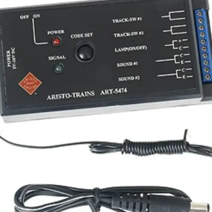 Crest 55474 Train Engineer Accessory Receiver DC/R/C Wireless Receiver - Your Source for Gaming Essentials