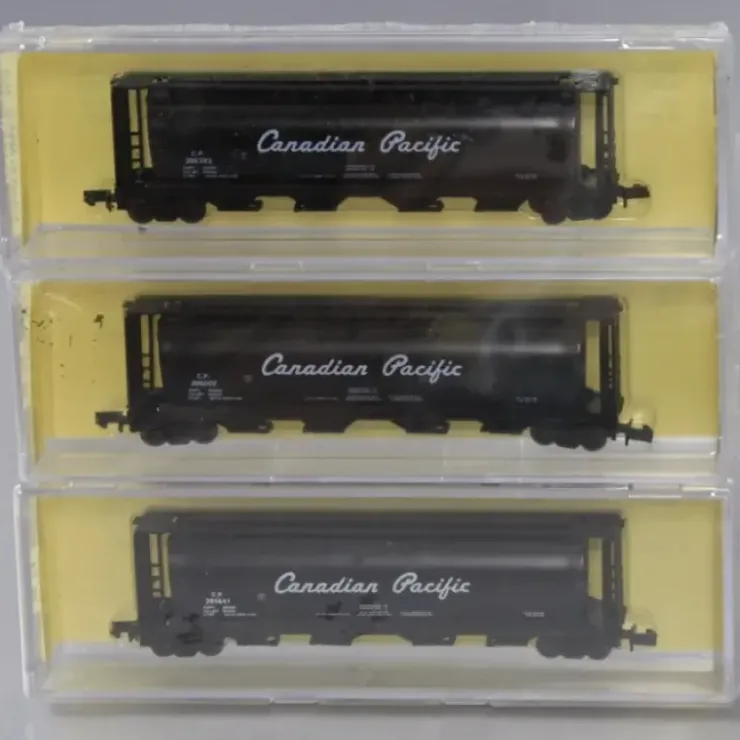 CS Models 7101-3 N Scale Canadian Pacific Cylindrical Grain Hopper (Pack of 3) MT/Box - Your Source for Gaming Essentials