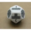 Dice>Custom Engraved 28mm D12 RPG D&D Dice - Dungeoneering Dice for Dungeon Building - Your Source for Gaming Essentials
