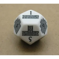 Dice>Custom Engraved 28mm D12 RPG D&D Dice - Dungeoneering Dice for Dungeon Building - Your Source for Gaming Essentials
