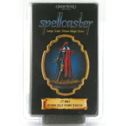 Tabletop Miniatures>Dark Elf Sorceress #17-003 Classic Ral Partha Fantasy RPG Metal Figure - Your Source for Gaming Essentials