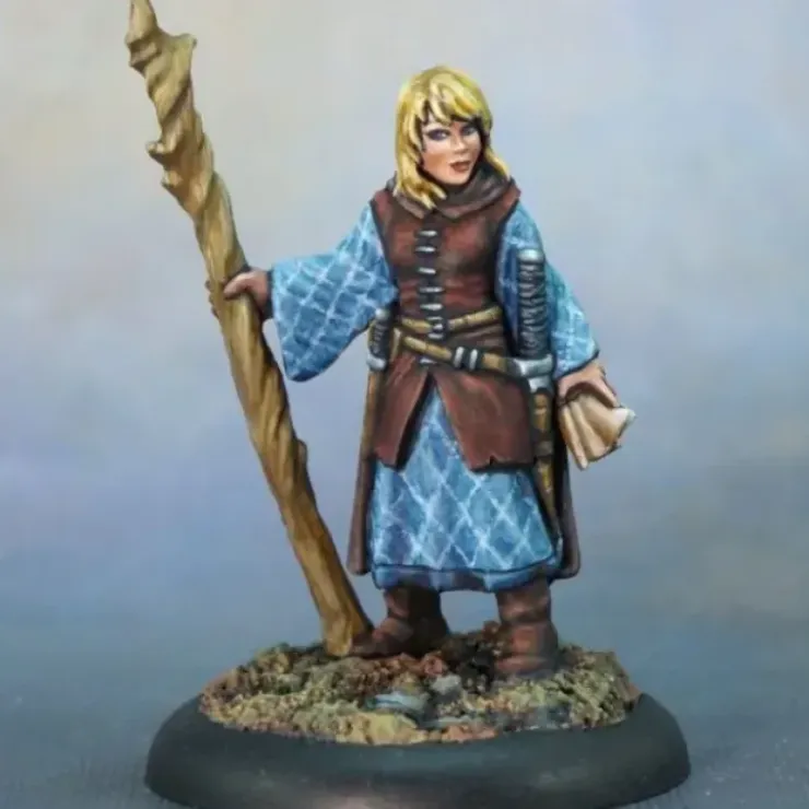 Tabletop Miniatures>Dark Heaven Legends Asandris Nightbloom, Female Druid #04012 Metal RPG Miniature Figure - Your Source for Gaming Essentials