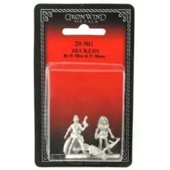 Tabletop Miniatures>Deckers (3) #20-501 Shadowrun RPG Metal Ral Partha Figure - Your Source for Gaming Essentials