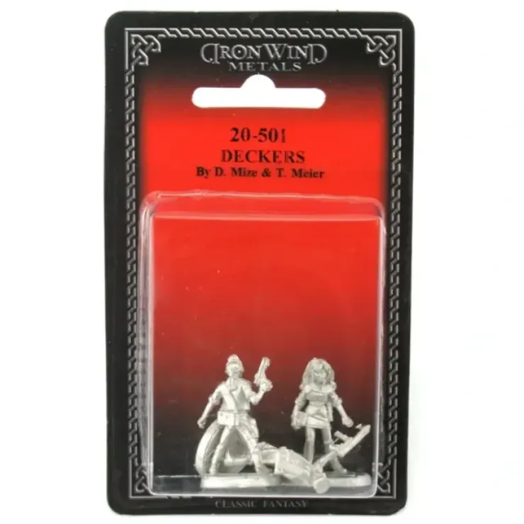 Tabletop Miniatures>Deckers (3) #20-501 Shadowrun RPG Metal Ral Partha Figure - Your Source for Gaming Essentials
