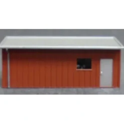 Deluxe Innovations 356 N Brown 2-1/8" x 1-1/4" Armco Workshop Assembled Building - Your Source for Gaming Essentials