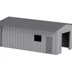 Deluxe Innovations 351 N Gray Armco Ready-To-Place Workshop Assemble Building - Your Source for Gaming Essentials
