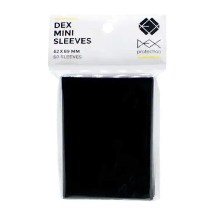 Cards>Dex Protection Mini 62 x 89mm Playing Card Dex Sleeves (60) - Choose Your Color - Your Source for Gaming Essentials