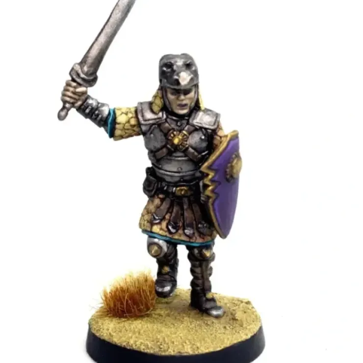 Tabletop Miniatures>DGS Games Bladebrother #111005 Unpainted 32mm Scale Freeblades Metal Figure - Your Source for Gaming Essentials
