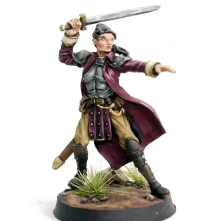 Tabletop Miniatures>DGS Games Karadal Bladesister #101002 Unpainted 32mm Scale Metal Figure - Your Source for Gaming Essentials