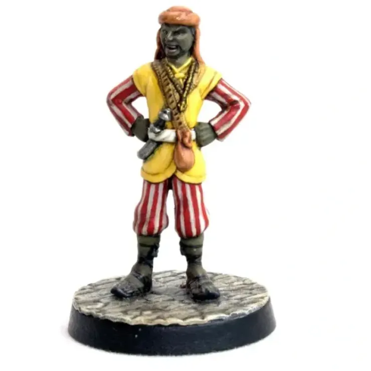 Tabletop Miniatures>DGS Games Merchant #109001 Unpainted 32mm Scale Freeblades Metal Figure - Your Source for Gaming Essentials