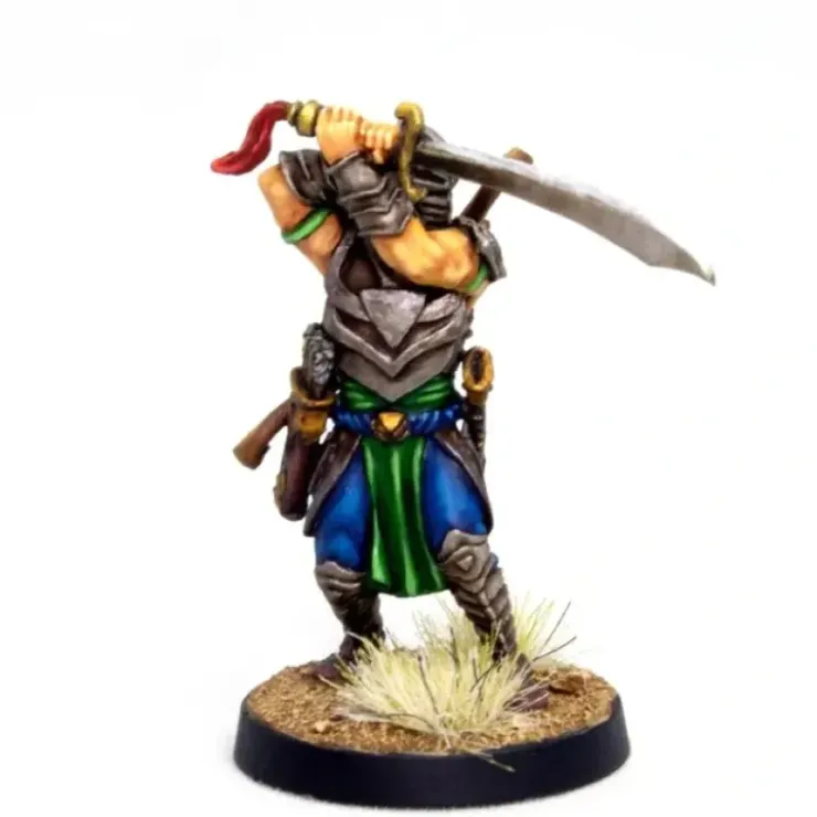 Tabletop Miniatures>DGS Games Reaver's Kindred #107004 Unpainted 32mm Scale Freeblades Metal Figure - Your Source for Gaming Essentials