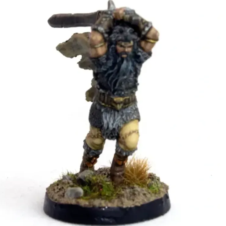 Tabletop Miniatures>DGS Games Wolfkarl #114001 Unpainted 32mm Scale Freeblades Metal Figure - Your Source for Gaming Essentials