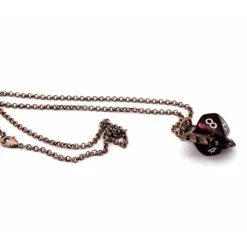 Dice>Dice Pendant Necklace 'Serrated Blade' with Old Copper Finish - Holds a D10 - Your Source for Gaming Essentials