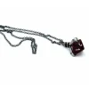 Dice>Dice Pendant Necklace with Gunmetal Gray Finish - Holds a D8 - Your Source for Gaming Essentials