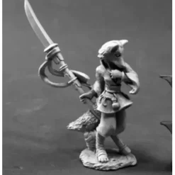 Tabletop Miniatures>Dijoro, Female Kitsune 03802 Dark Heaven Unpainted Metal Figure - Your Source for Gaming Essentials