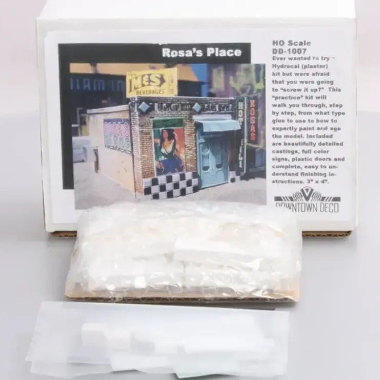 Downtown Deco DD1007 HO Scale Rosa's Place Building Kit - Your Source for Gaming Essentials