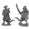 Dragonfolk Bard and Thief #44145 Bones Black Unpainted Plastic Figures - Your Source for Gaming Essentials* Tabletop Miniatures
