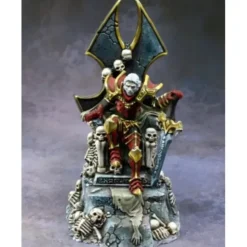 Tabletop Miniatures>Dragoth the Defiler Undead Lord on Throne 03807 Unpainted Metal - Your Source for Gaming Essentials