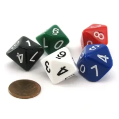 Dice>D10 Skew Dice - Choose Your Color - Your Source for Gaming Essentials