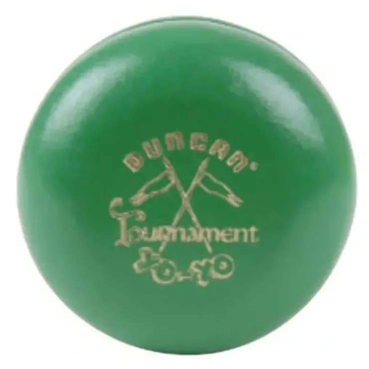 Toys>Duncan Wooden Crossed Flags Tournament Vintage-Replica YoYo - Green - Your Source for Gaming Essentials