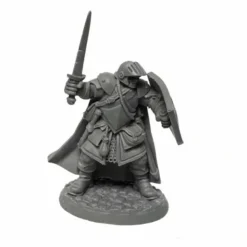 Tabletop Miniatures>Dungeon Dwellers: Baran Blacktree Veteran Warrior 07002 Bones USA Unpainted Plastic - Your Source for Gaming Essentials