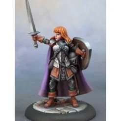 Tabletop Miniatures>Dungeon Dwellers Caerindra Thistlemoor, Fighter #07012 Unpainted Metal - Your Source for Gaming Essentials