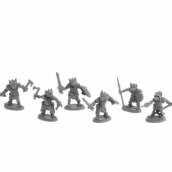 Tabletop Miniatures>Dungeon Dwellers Nightclaw Kobolds (6) #07056 Bones USA Unpainted Plastic Minis - Your Source for Gaming Essentials