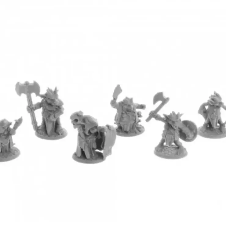 Dungeon Dwellers Ratpelt Kobold Leaders (6) #07053 Bones USA Unpainted Plastic - Your Source for Gaming Essentials* Tabletop Miniatures