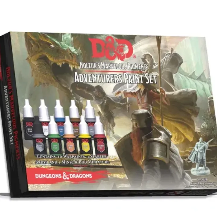 Tabletop Miniatures>Dungeons & Dragons Nolzur`s Marvelous Pigments - Adventurers Paint Set - Your Source for Gaming Essentials