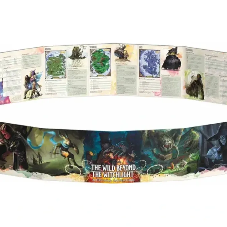 Board Games>Dungeons & Dragons RPG: The Wild Beyond the Witchlight - DM Screen - Your Source for Gaming Essentials