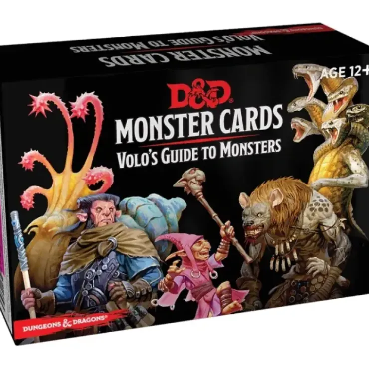 Board Games>Dungeons and Dragons RPG Monster Cards - Volo's Guide to Monsters - Your Source for Gaming Essentials