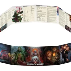 Board Games>Dungeons and Dragons RPG: Waterdeep - Dungeon of the Mad Mage DM Screen - Your Source for Gaming Essentials