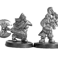 Tabletop Miniatures>Dwarven Great Axemen (2) #01-228 Classic Ral Partha Fantasy RPG Metal Figure - Your Source for Gaming Essentials