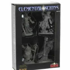 Elemental Scions Boxed Set #44147 Bones Black Unpainted Plastic Figures - Your Source for Gaming Essentials* Tabletop Miniatures
