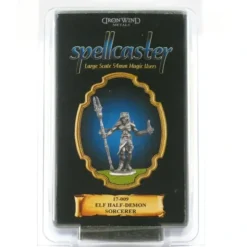 Tabletop Miniatures>Elf Half-Demon Sorcerer #17-009 Classic Ral Partha Fantasy RPG Metal Figure - Your Source for Gaming Essentials