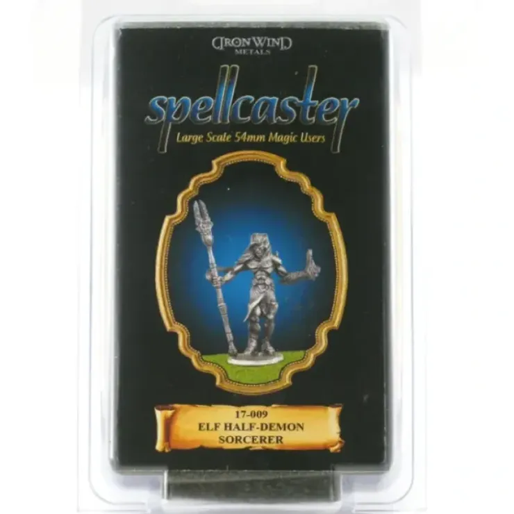 Tabletop Miniatures>Elf Half-Demon Sorcerer #17-009 Classic Ral Partha Fantasy RPG Metal Figure - Your Source for Gaming Essentials