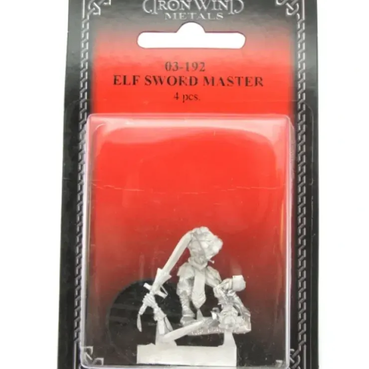 Tabletop Miniatures>Elf Sword Master #03-192 Classic Ral Partha Fantasy RPG Metal Figure - Your Source for Gaming Essentials