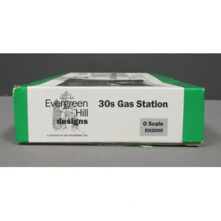 Evergreen Hill EH2005 O Scale 30s Gas Station Building Kit - Your Source for Gaming Essentials