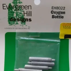 Evergreen Hill EH8022 O White Metal Oxygen Bottle (Pack of 4) - Your Source for Gaming Essentials