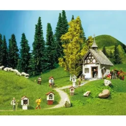 Faller 130235 Chapel W/Wayside Crosses Building Kit - Your Source for Gaming Essentials