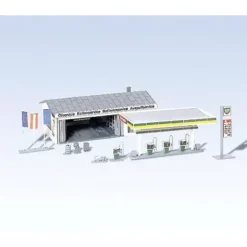 Faller 130345 Gas Station with Service Bay Building Kit - Your Source for Gaming Essentials