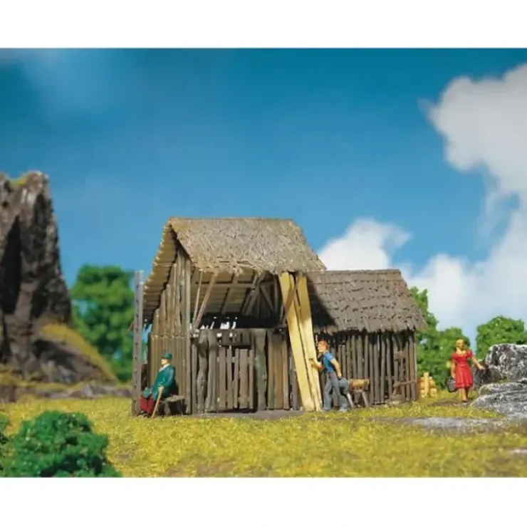 Faller 130294 HO Log Barn. - Your Source for Gaming Essentials