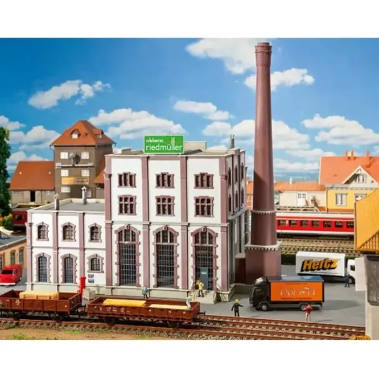 Faller 130187 HO Riedmuller Weaving Mill Weathered Kit - Your Source for Gaming Essentials